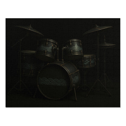 Seigaiha Nocturne — Kintsugi Drum Kit