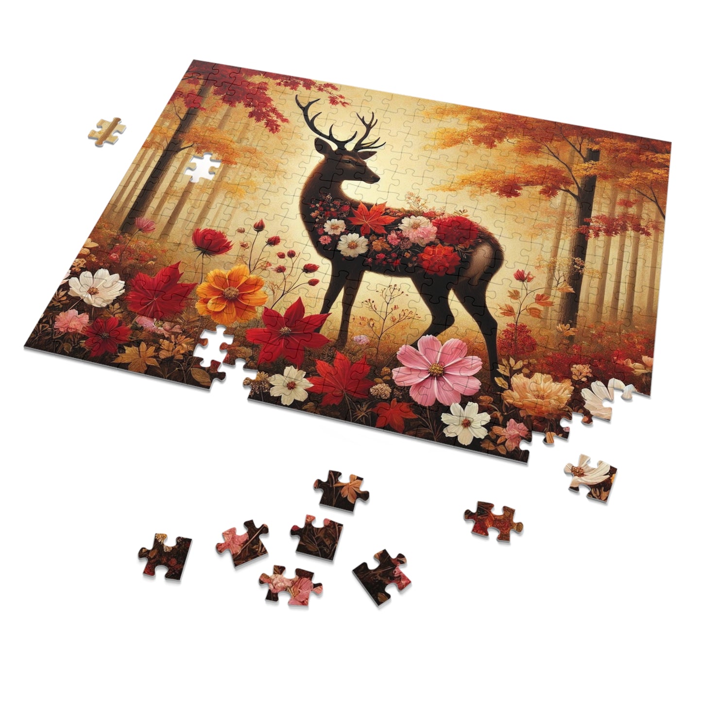 The Autumn Stag: A Forest in Bloom