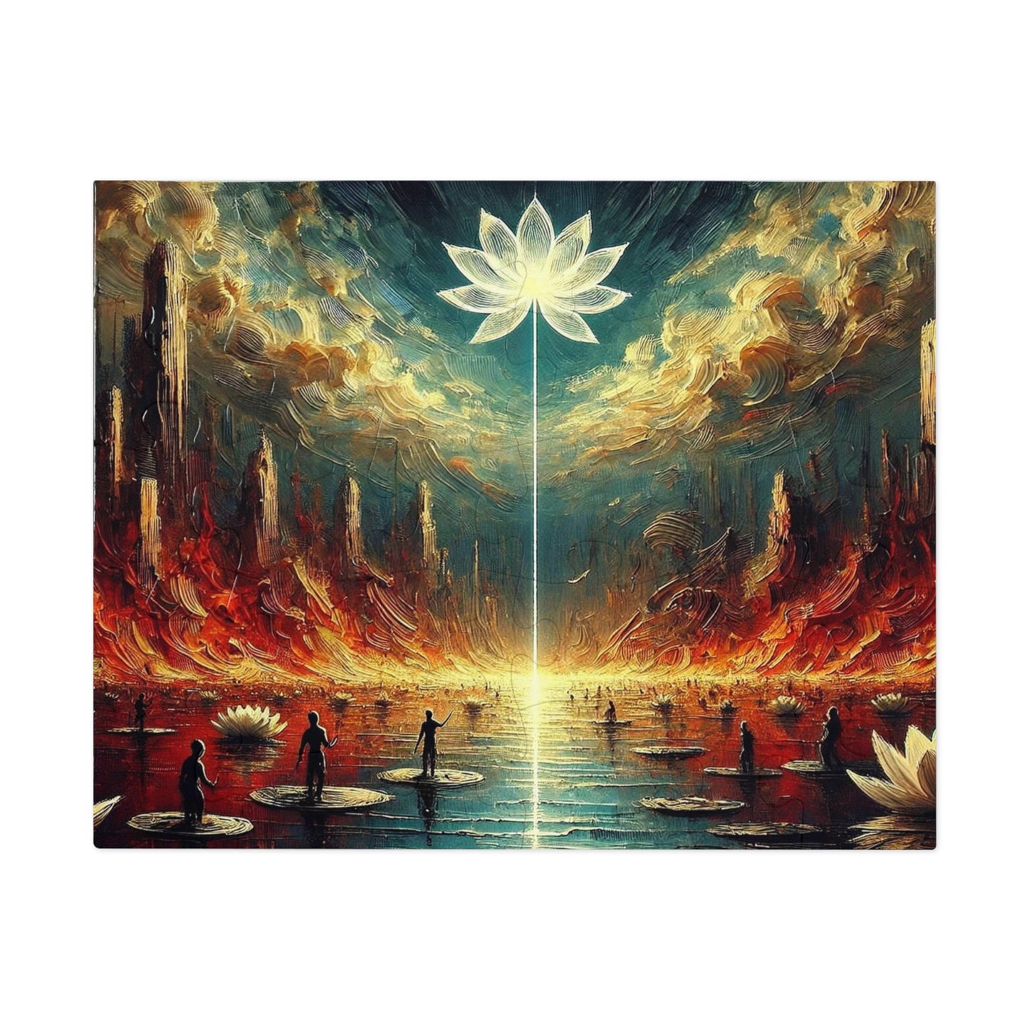 Lotus in the Inferno: A Puzzle Inspired by Rashomon