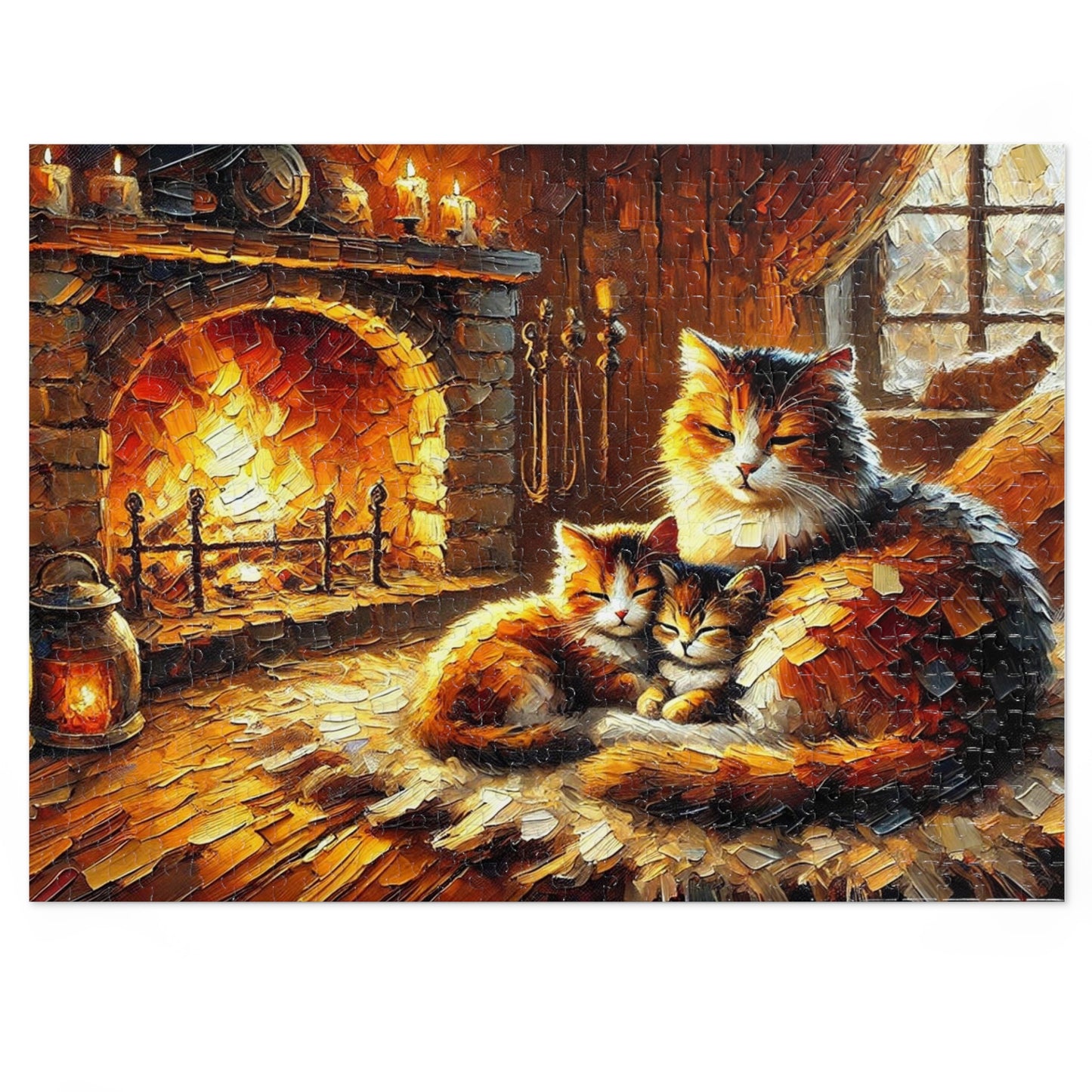 Fireside Whispers: A Mother’s Warmth