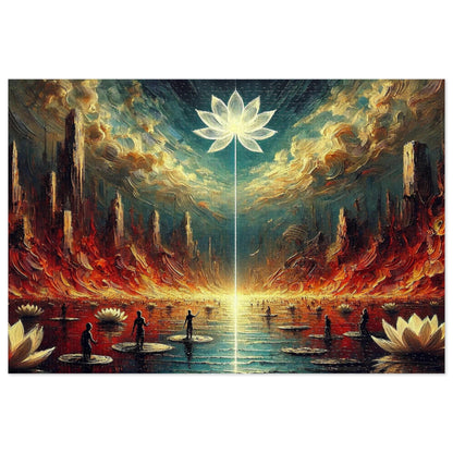 Lotus in the Inferno: A Puzzle Inspired by Rashomon