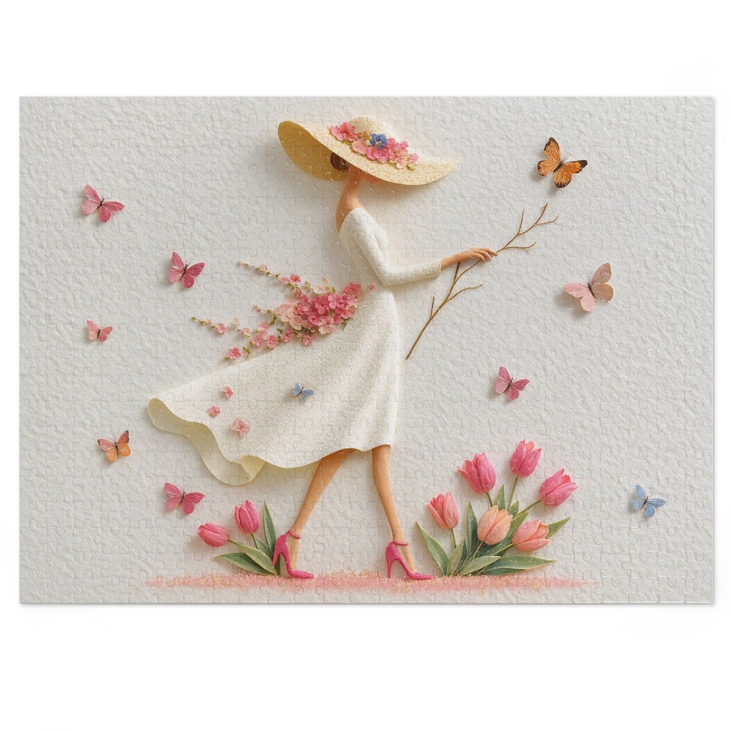 Paper Couture Stroll: Tulip Promenade