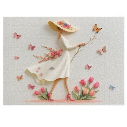 Paper Couture Stroll: Tulip Promenade