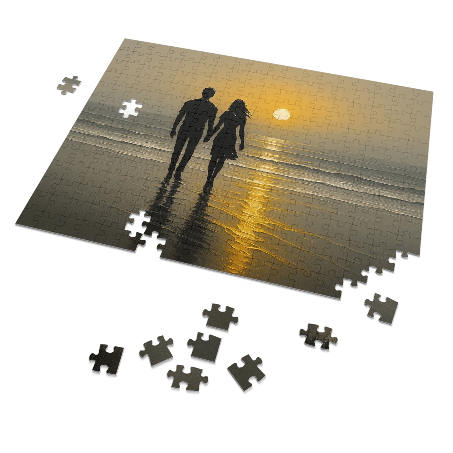 Sunset Walkers — Golden Path at Dusk