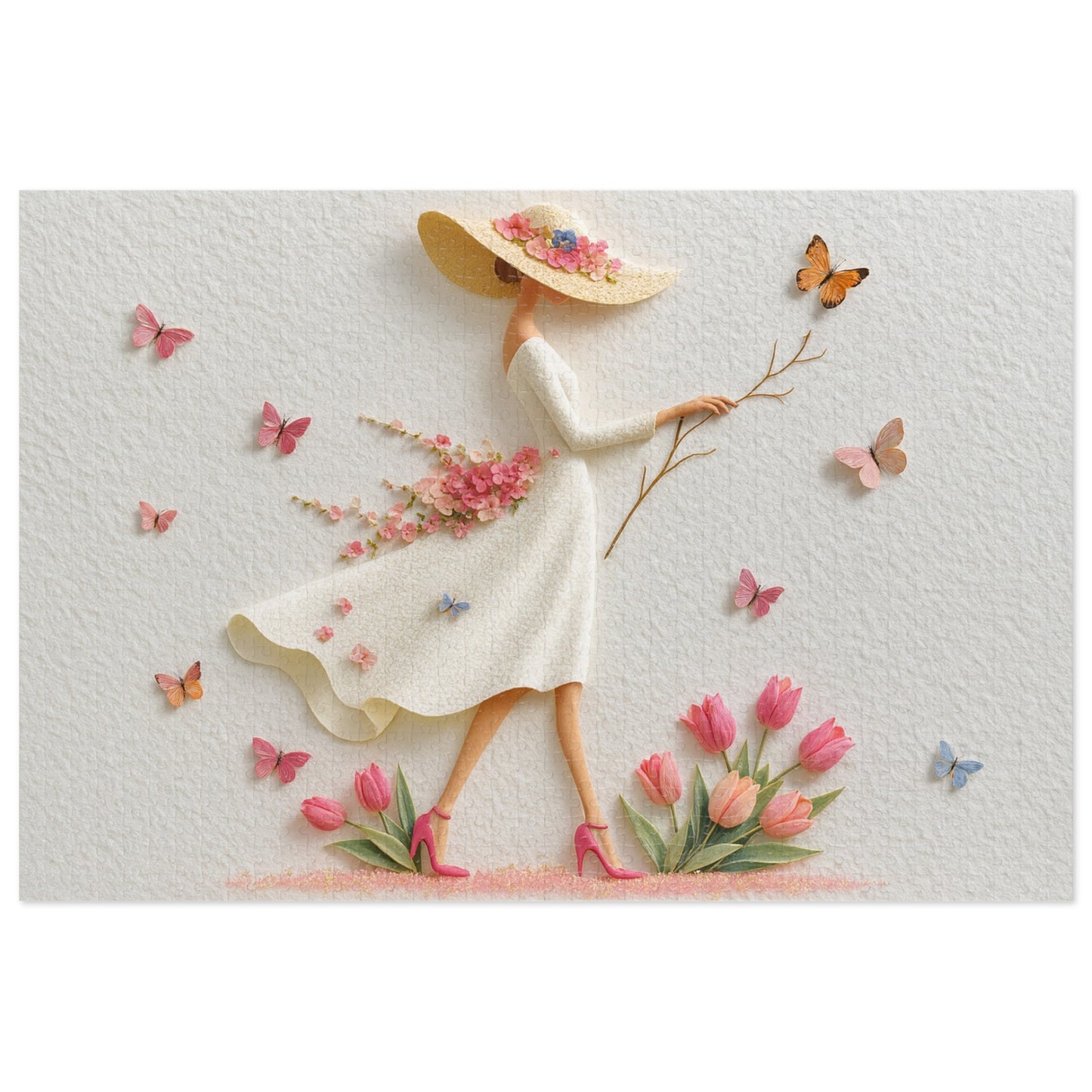 Paper Couture Stroll: Tulip Promenade
