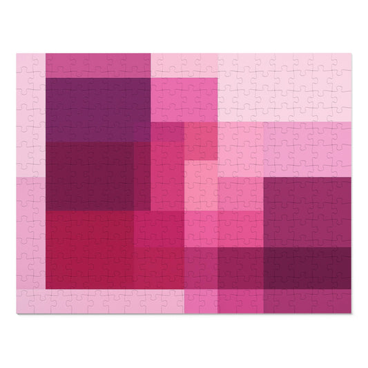 Orchid Wine Mosaic — Color-Block Glaze