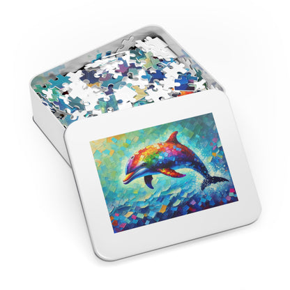 Rainbow Wave: The Joyful Leap of the Dolphin