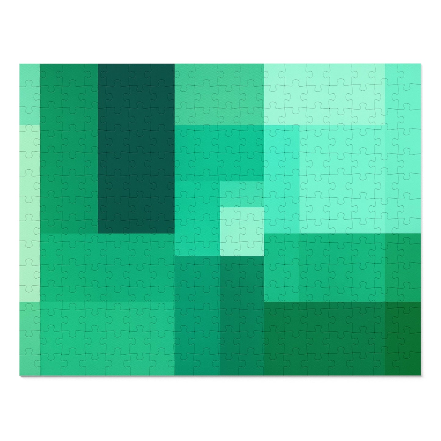 Tiffany Window Sonata: Quiet Geometry in Green