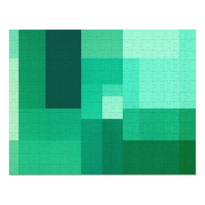 Tiffany Window Sonata: Quiet Geometry in Green