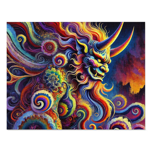 Demon's Rhapsody: A Symphony of Flames and Swirls