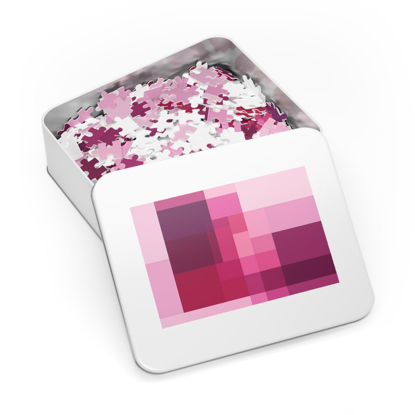 Orchid Wine Mosaic — Color-Block Glaze