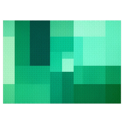 Tiffany Window Sonata: Quiet Geometry in Green
