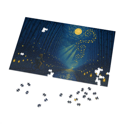 Firefly Nocturne in the Bamboo Grove: A Journey Through Luminous Night