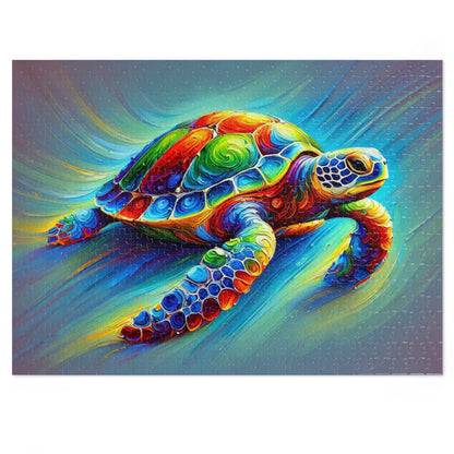 Ocean's Palette: The Vibrant Sea Turtle