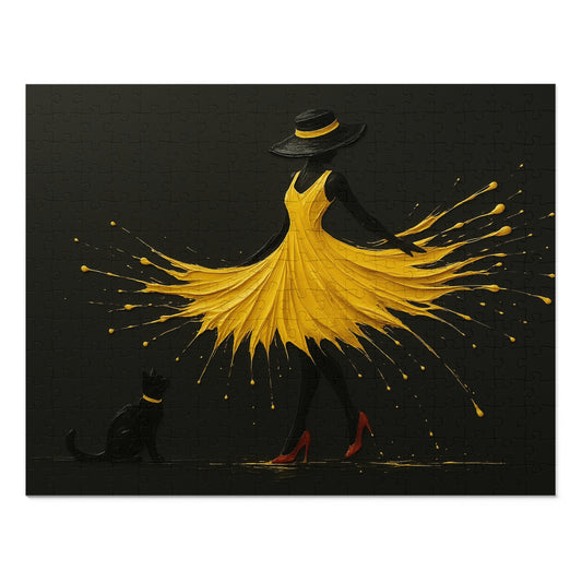 Black Cat & the Butter Dress