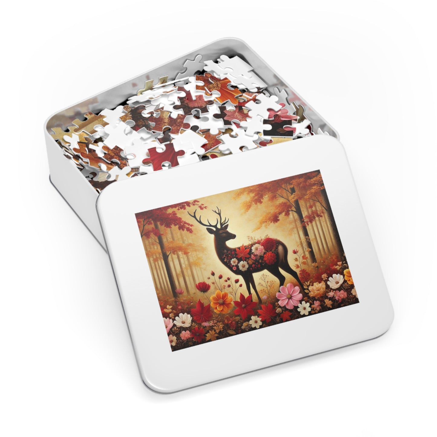 The Autumn Stag: A Forest in Bloom