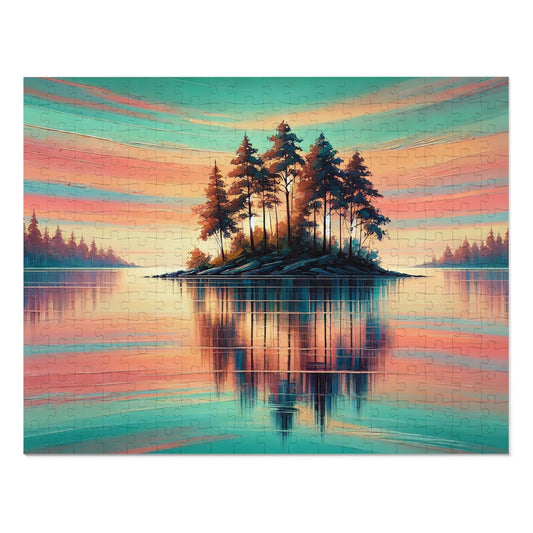Sunset by the Lake
