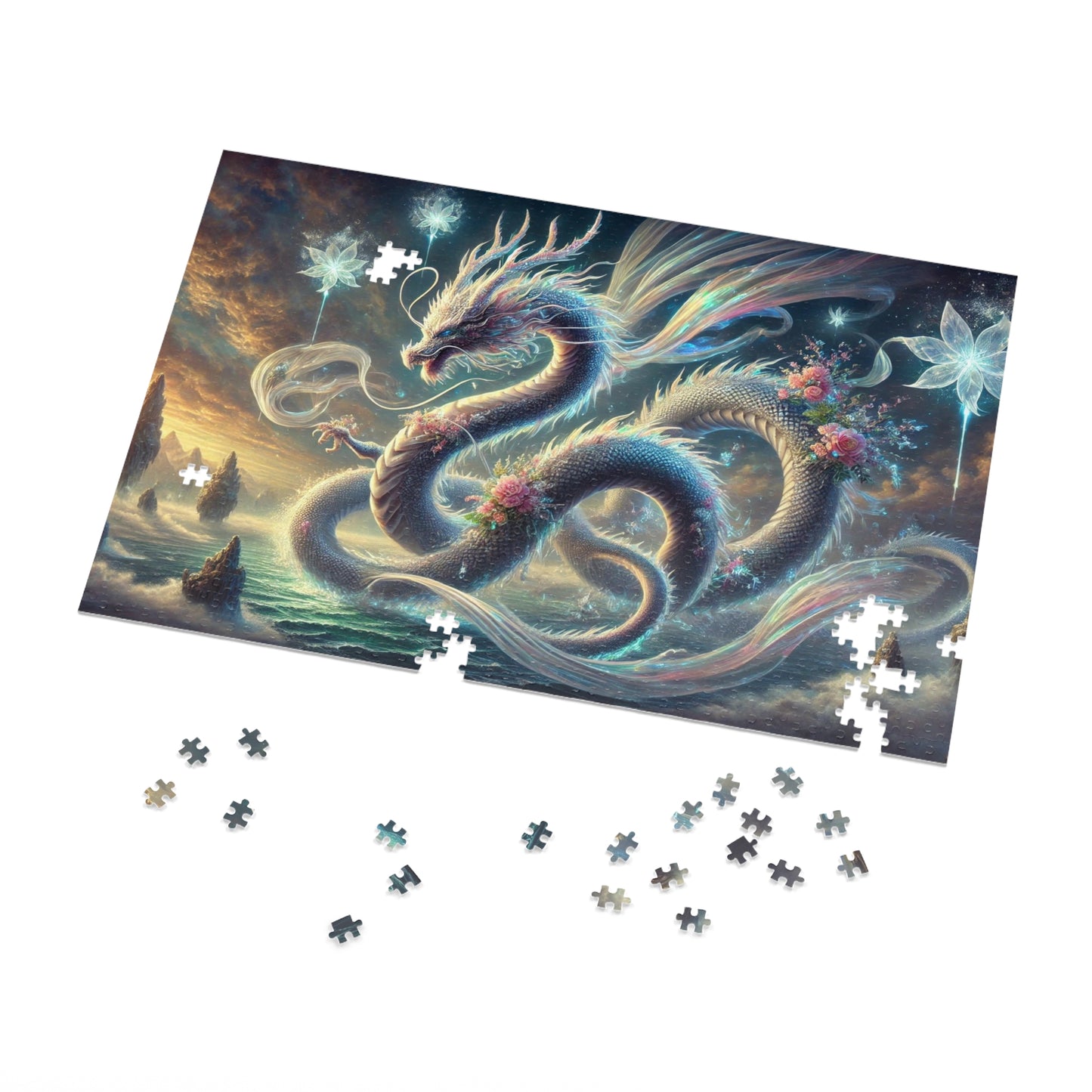 Ethereal Wyrm: Weaving Through the Nebulous Skies