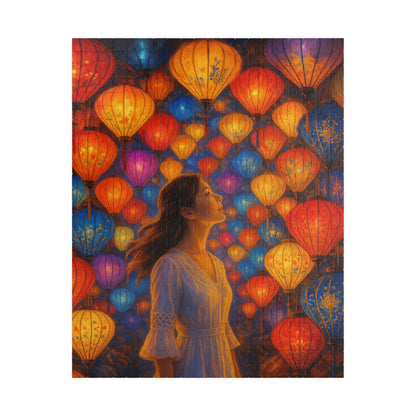 Echoes of Color: A Lantern-lit Reverie