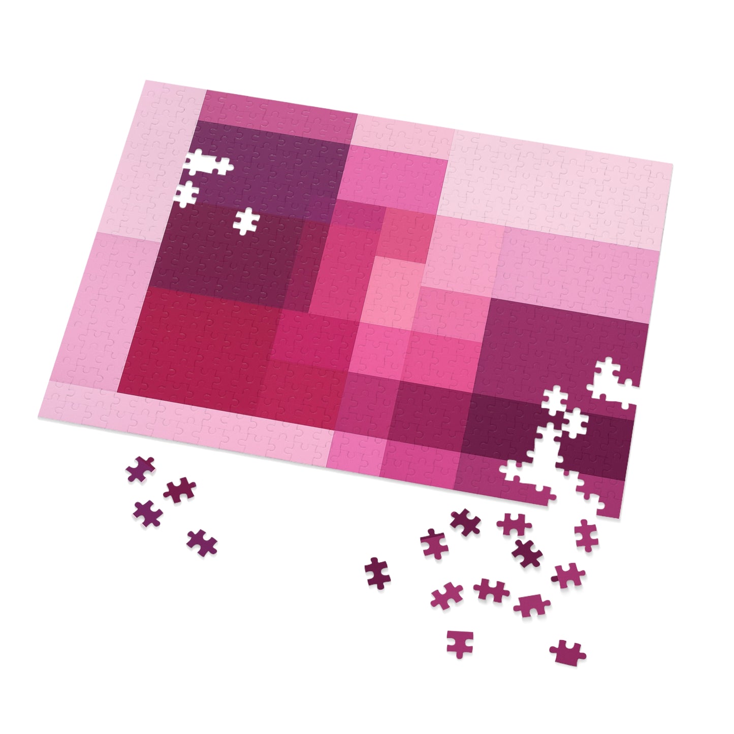 Orchid Wine Mosaic — Color-Block Glaze