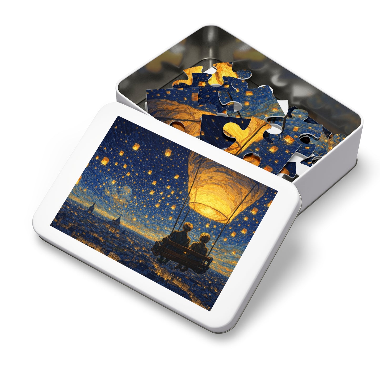 Lantern Sky Serenade: A Quiet Ride for Two