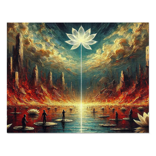 Lotus in the Inferno: A Puzzle Inspired by Rashomon