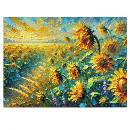 Golden Horizon: Sunflowers in Bloom