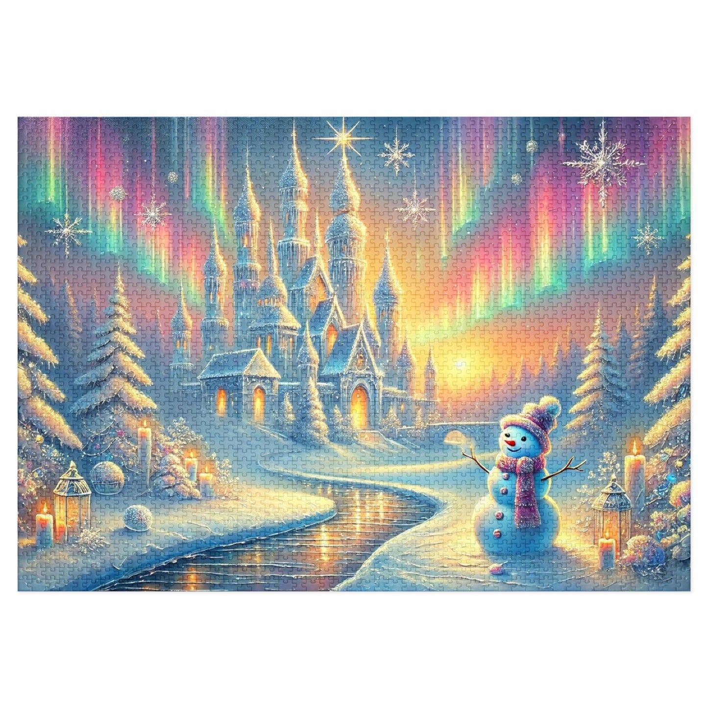 Winterlight Castle: A Puzzle of Snow, Stars, and Northern Wonder
