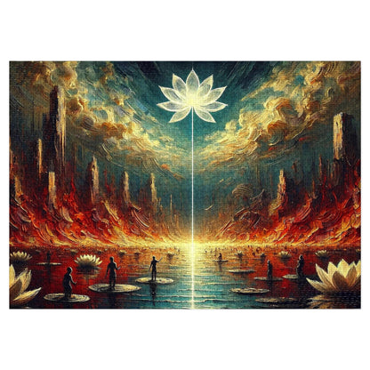 Lotus in the Inferno: A Puzzle Inspired by Rashomon