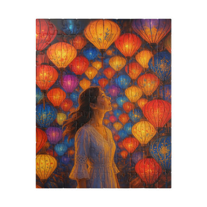 Echoes of Color: A Lantern-lit Reverie