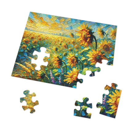 Golden Horizon: Sunflowers in Bloom