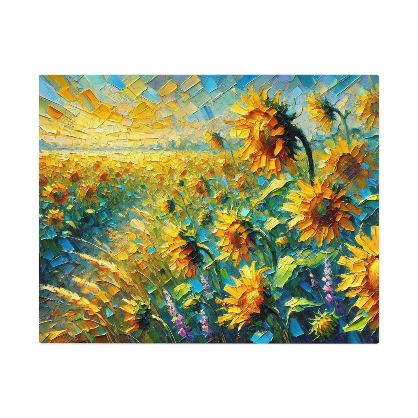 Golden Horizon: Sunflowers in Bloom