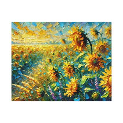 Golden Horizon: Sunflowers in Bloom