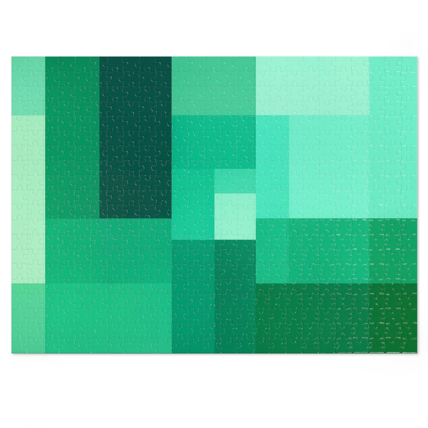 Tiffany Window Sonata: Quiet Geometry in Green