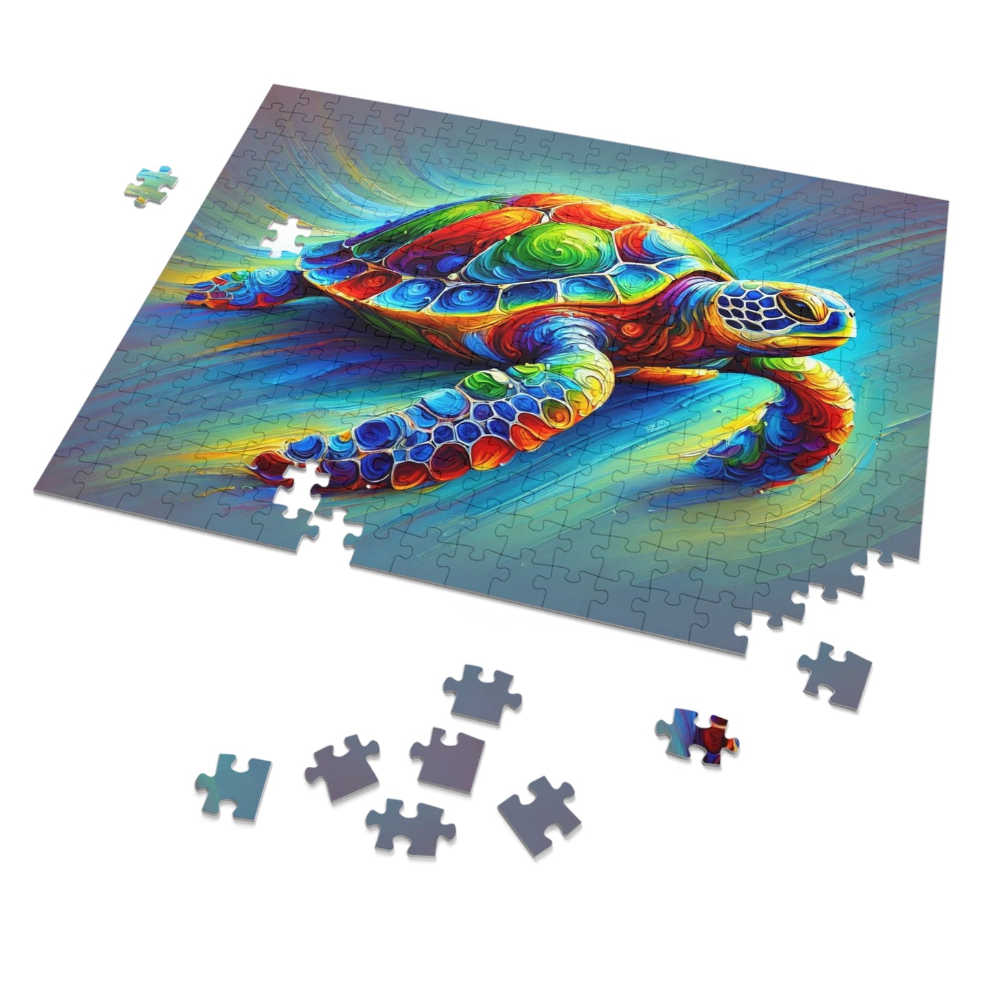 Ocean's Palette: The Vibrant Sea Turtle