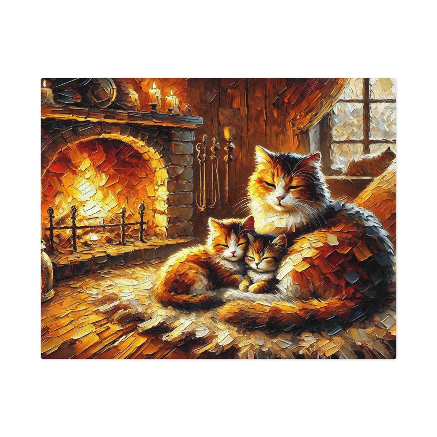 Fireside Whispers: A Mother’s Warmth