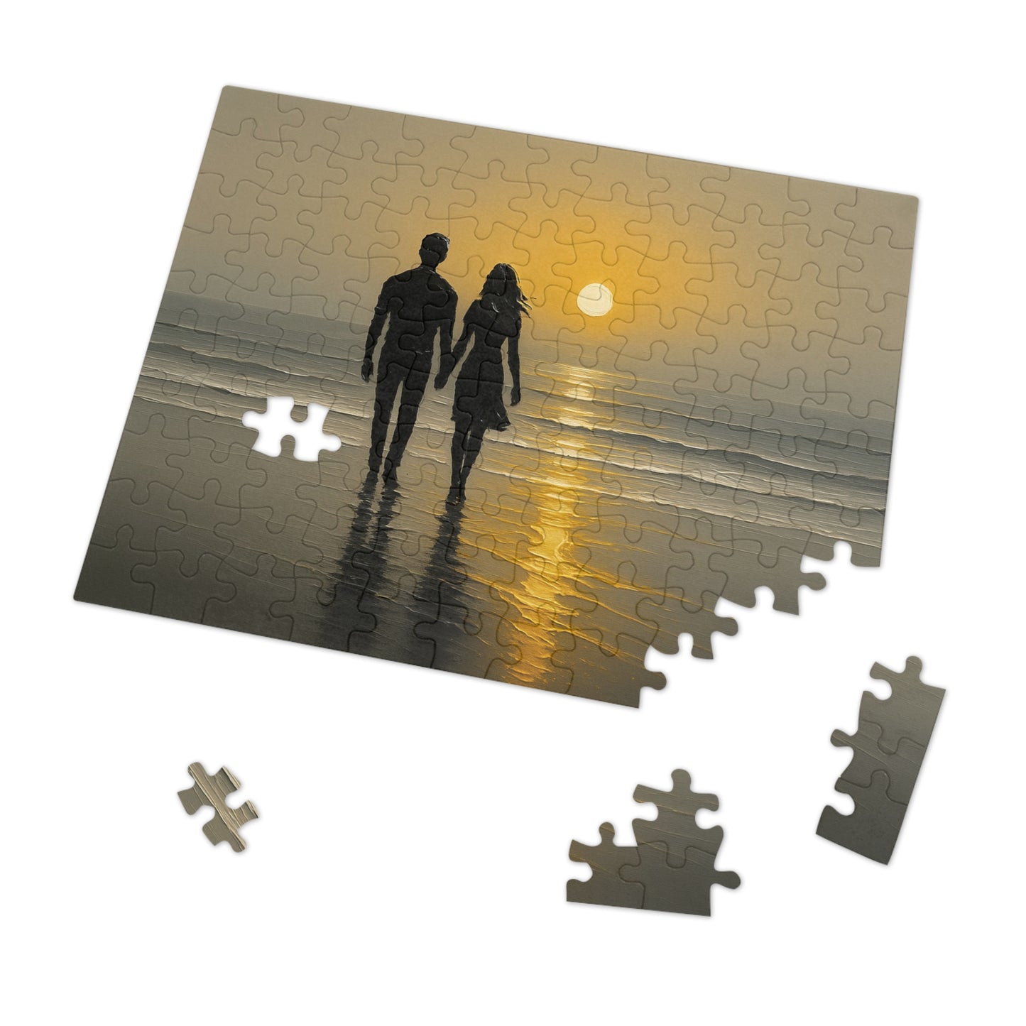 Sunset Walkers — Golden Path at Dusk