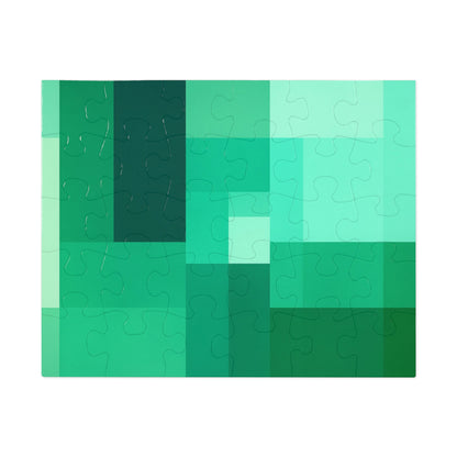Tiffany Window Sonata: Quiet Geometry in Green
