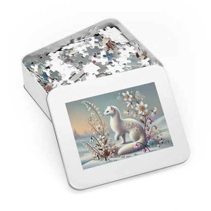 Winter Whispers: The White Weasel and the Flowers of Frost