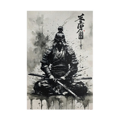 The Way of Silence: A Samurai’s Meditation in Ink