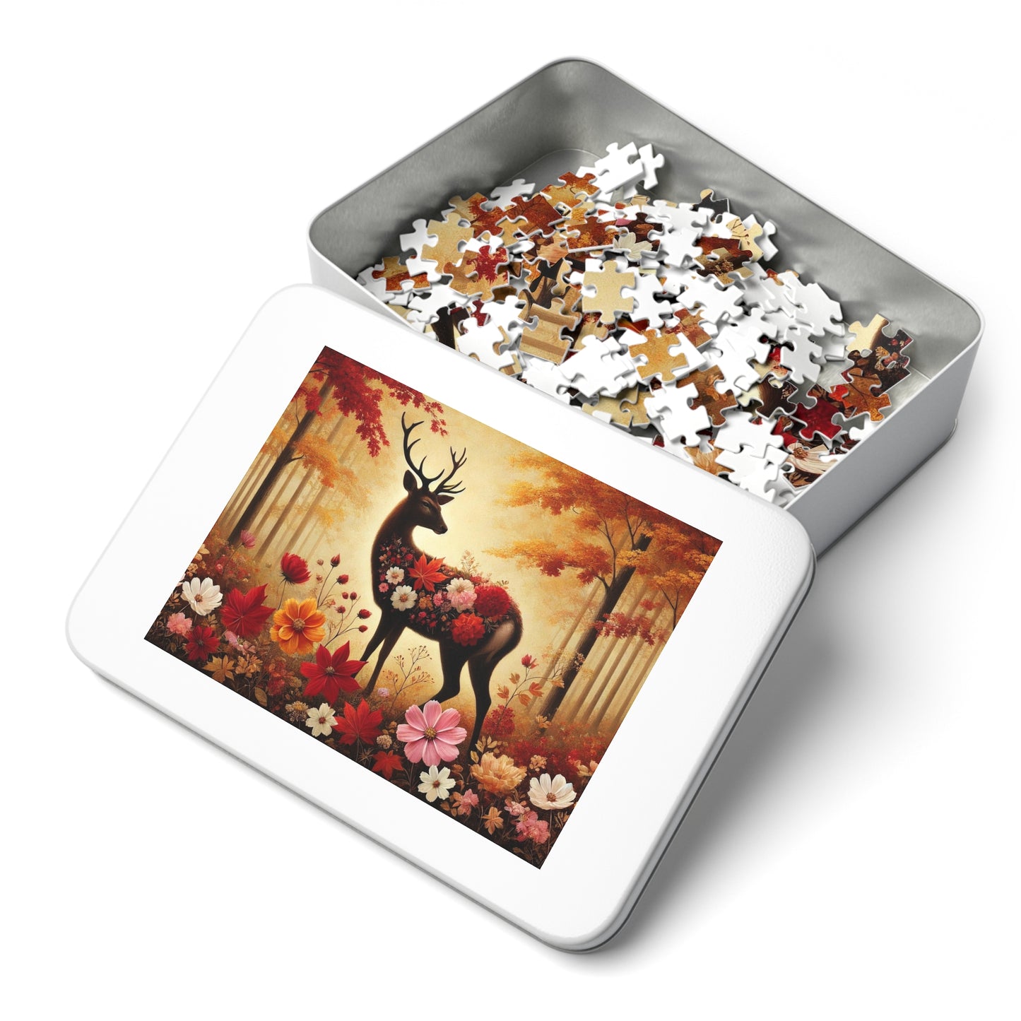 The Autumn Stag: A Forest in Bloom