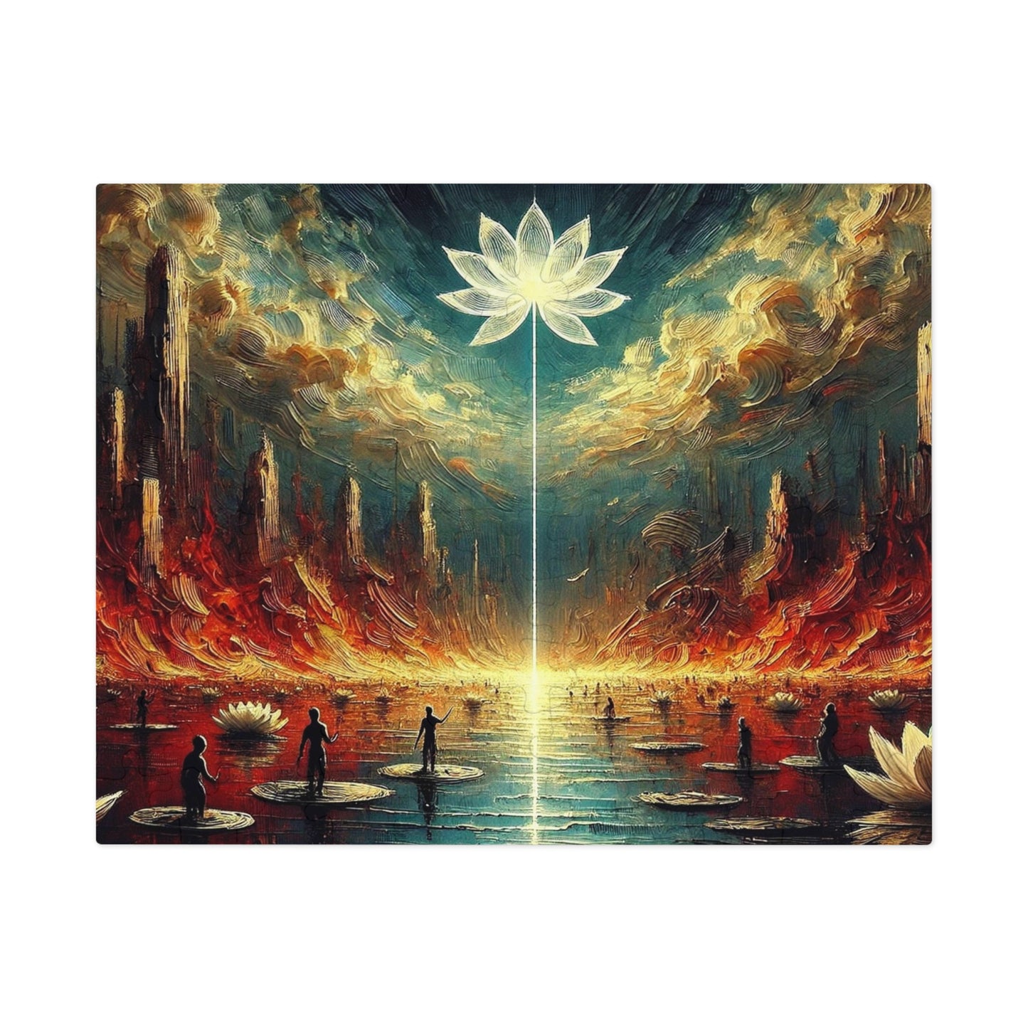 Lotus in the Inferno: A Puzzle Inspired by Rashomon