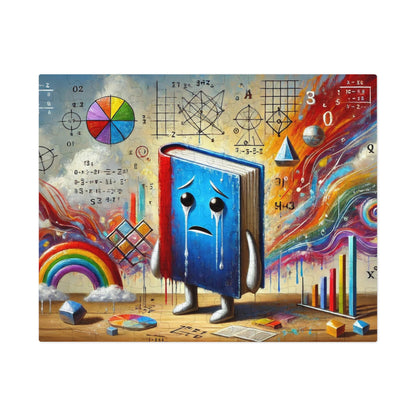 Why did the math book look sad ?